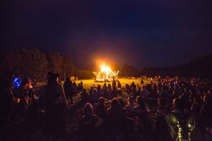 Hundreds of Fireflies watch the 2019 Cereus temple burn